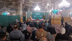 برگزاری حلقه آموزش قرآن کریم ویژه زائران عرب زبان در حرم مطهر رضوی