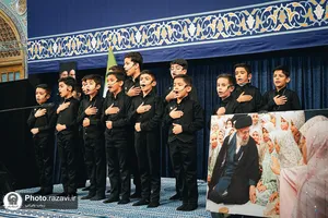 ویژه برنامه فرشتگان مقاومت در حرم مطهر رضوی-۱