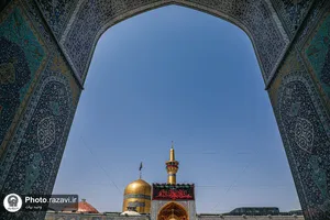 عزاداری روز تاسوعای حسینی در حرم مطهر رضوی