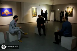 نمایشگاه آثار رویداد هنری &laquo;مِنَ القُدس اِلَی القُدس&raquo;