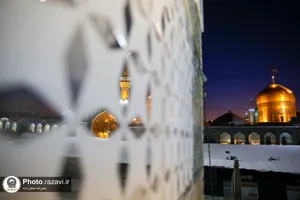 حال و هوای حرم مطهر رضوی در شب ولادت حضرت زهرا سلام الله علیها