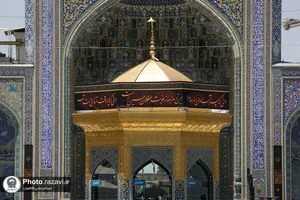 سیاه&zwnj;پوشی حرم مطهر رضوی در آستانه ماه محرم