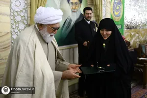 مراسم اعطای احکام خدام حرم مطهر رضوی