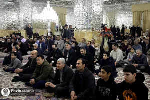 مراسم جشن میلاد امیرالمومنین در تالار ولایت حرم مطهر رضوی