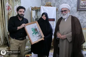 دیدار تولیت آستان قدس رضوی با خانواده شهدای جنگ رمضان-1