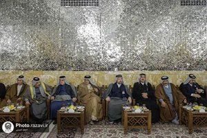 دیدار تولیت آستان قدس رضوی با شیوخ عشایر عراق