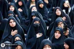 مراسم عزاداری هیئت ابناءالرضا(ع) در حرم مطهر رضوی