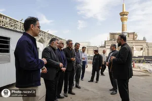 بازدید دربانان حرم مطهر رضوی از ۱۳۸ و پروژه&zwnj;های عمرانی