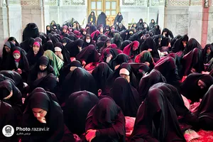 عزاداری دختران قرآنی در شهادت حضرت زهرا(س)