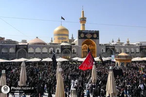 عزاداری شهادت امام رضا علیه السلام در حرم مطهر رضوی