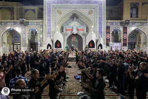 عزاداری هیئت&zwnj;&zwnj;های مذهبی خراسان شمالی در حسینیه حرم