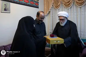 دیدار تولیت آستان قدس رضوی با خانواده شهدای حملات تروریستی رژیم صهیونیستی