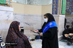 نظرسنجی و افکارسنجی از زائران همزمان با دهه کرامت