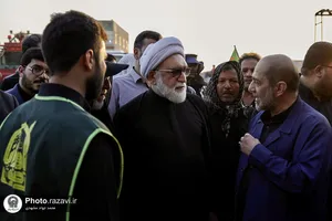 حضور تولیت آستان قدس رضوی در راهپیمایی اربعین