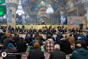 ترتیل خوانی قرآن کریم در حرم مطهر رضوی
