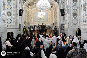 تشرف دانش&zwnj;آموزان مدارس استثنایی کشور به حرم مطهر رضوی