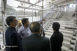 بازدید قائم&zwnj;مقام تولیت آستان قدس رضوی از پروژه زیرسطحی امام حسین علیه&zwnj;السلام
