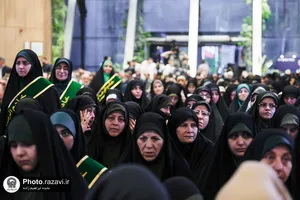 مراسم اهتزاز بزرگ&zwnj;ترین پرچم رضوی-٢