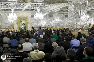 دیدار ستایشگران، شاعران آیینی و مسئولان هیئات مذهبی مشهد با تولیت آستان قدس رضوی