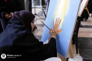 نمایشگاه خطاطی و نقاشی نوجوانان غیرایرانی