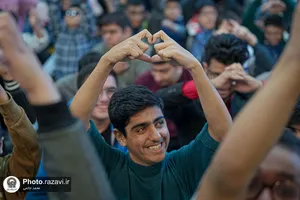 حضور خدام حرم مطهر رضوی در مرکز آموزش نابینایان امید