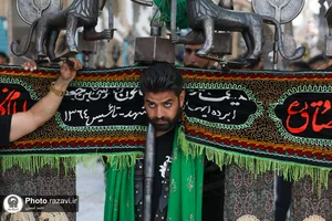 عزاداری هیئات مذهبی در مجموعه فرهنگی شهدای خواجه ربیع