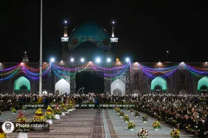 آیین خطبه&zwnj;خوانی شب میلاد امام رضا(علیه&zwnj;السلام) در حرم مطهر رضوی - 2