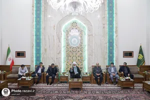دیدار دانش&zwnj;آموزان افتخارآفرین تیم ملی المپیاد هوش مصنوعی با تولیت آستان قدس رضوی