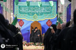 ویژه برنامه ولادت اقمار در حرم مطهر رضوی