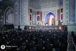 آئین بزرگداشت رهبر شهید انقلاب اسلامی در حرم مطهر رضوی
