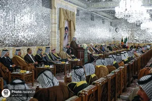 دیدار تولیت آستان قدس رضوی با شیوخ عشایر عراق