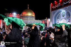 عزاداری سنتی شب دوم محرم در &laquo;حسینیه حرم&raquo;