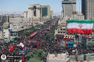 تشییع پیکر رهبر شهید انقلاب در مشهد مقدس-1
