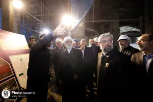 بازدید تولیت آستان قدس رضوی از پروژه&zwnj;های عمرانی حرم مطهر