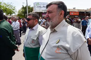 خادمیاران رضوی شهرستان لارستان پیشگام در راهپیمایی روز قدس/ گزارش تصویری