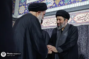 مراسم بزرگداشت چهلمین روز تدفین رهبر شهید انقلاب اسلامی در حرم مطهر رضوی
