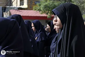&laquo;زنگ مهر ایثار و مقاومت&raquo; در دبیرستان دخترانه فرهیختگان مشهد