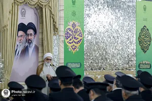 آیین اعطای احکام خدمه حرم مطهر رضوی