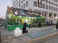 سفره‌هایی از مهر، گسترده بر زمین خدمت |موکب امام رضا (ع) میزبان زائران روزه‌دار