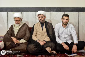 دیدار طلاب مدرسه تابستانی دارالعلم با آیت&zwnj;الله اشرفی شاهرودی