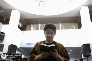 اعتکاف دانش آموزی در مساجد مشهد