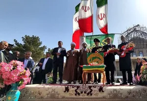 حضور خادمیاران حرم مطهر اقا علی ابن موسی الرضا(ع) در مناطق مختلف اصفهان