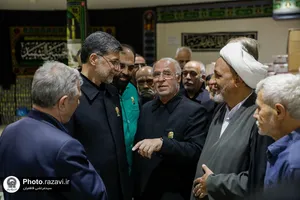 حضور قائم مقام تولیت آستان قدس رضوی در مواکب مسیر قوچان