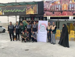 بازدید مدیر کانون‌های خدمت رضوی بوشهر از مواکب اربعینی در تنگستان/ گزارش تصویری