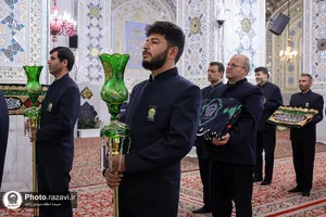 سیاه&zwnj;پوشی رواق دارالهدایه حرم مطهر رضوی