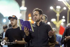 مراسم احیا شب بیست و سوم ماه مبارک رمضان در حرم مطهر رضوی - 1
