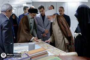 بازدید تولیت آستان قدس رضوی از کتابخانه مرکزی