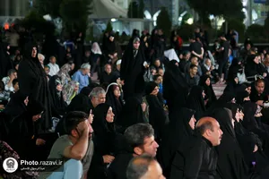 عزاداری دهه آخر صفر در حرم مطهر رضوی