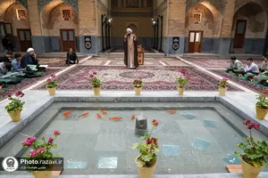 محفل انس با قرآن ویژه مدارس امام رضا(علیه&zwnj;السلام) در حرم مطهر رضوی