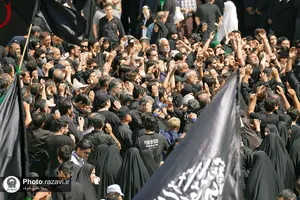 عزاداری عاشورای حسینی در حرم مطهر رضوی